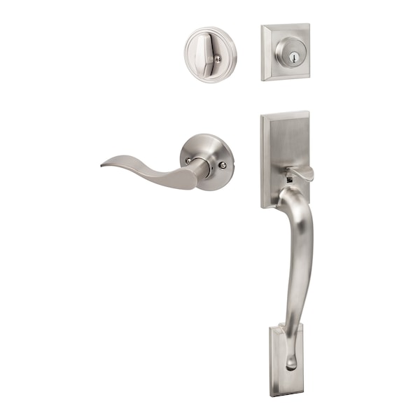 Sure-Loc Hardware Sure-Loc Hardware Madison Handleset, Snowbird Handleset Trim, Satin Nickel, Left Hand MA507-SB-LH 15 - main